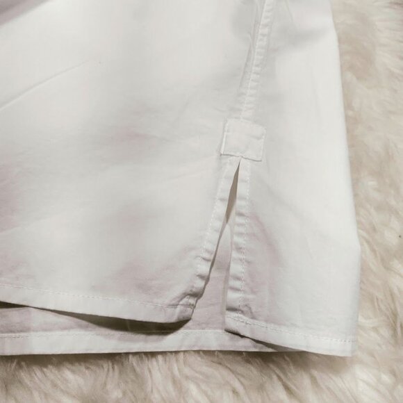 Givenchy Mens Classic Fit White Cotton Button-Up Shirt With Logo Design Made In - Picture 11 of 16